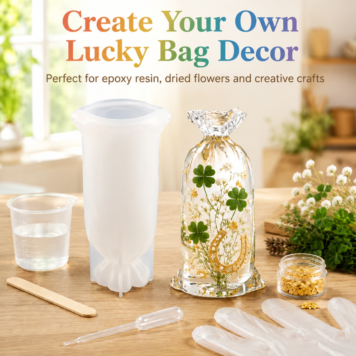 Lucky Bag Resin Silicone Mould - огляд і ціна Art Craft Display