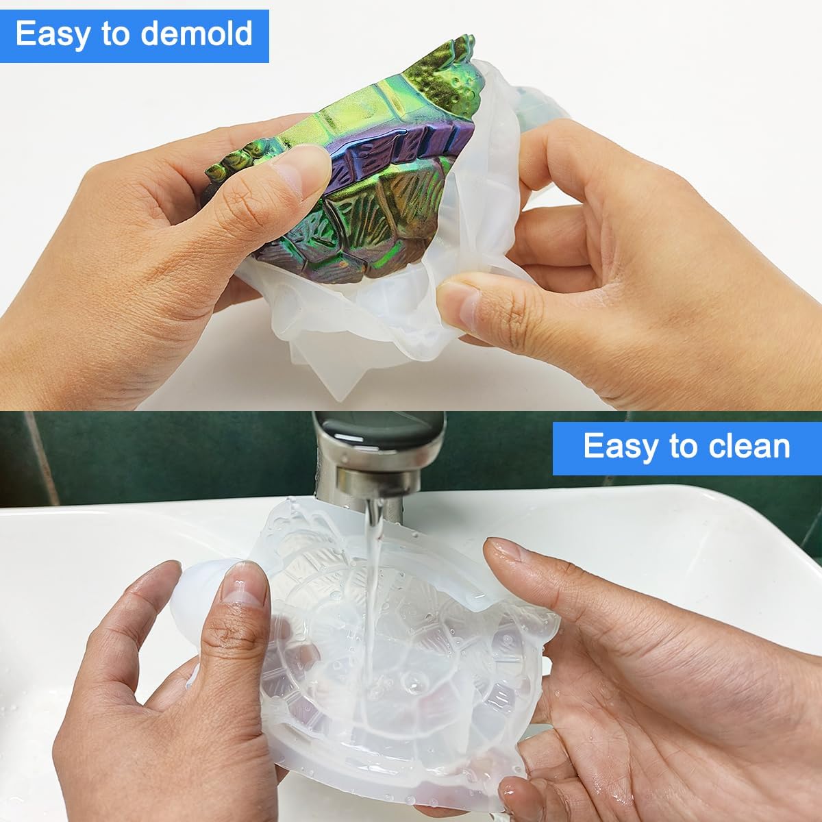3D Tortoise Resin Molds Thick  - огляд і ціна Art And Craft Nature