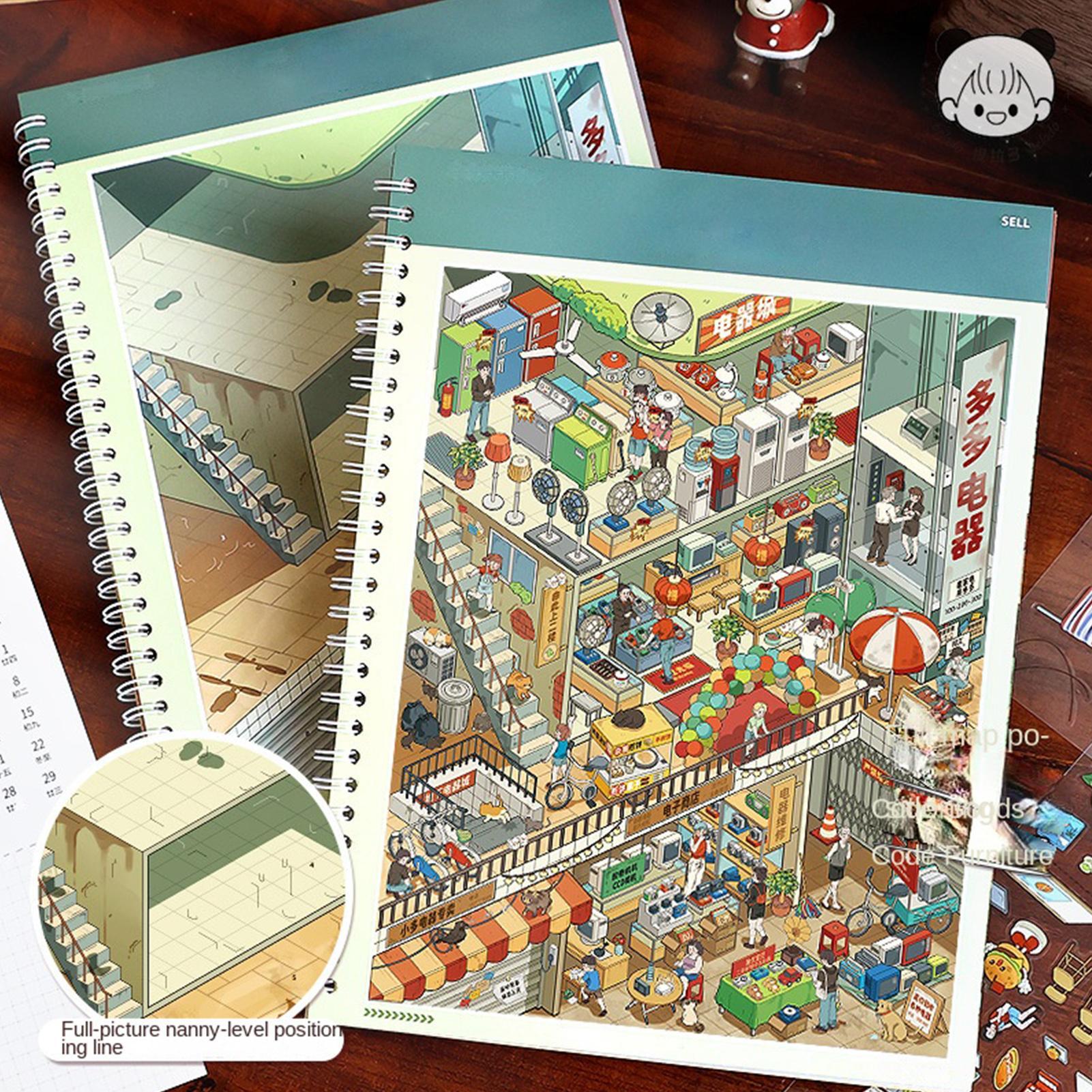 Scene Sticker Book 3D Visual E - огляд і ціна Art Craft Restaurant