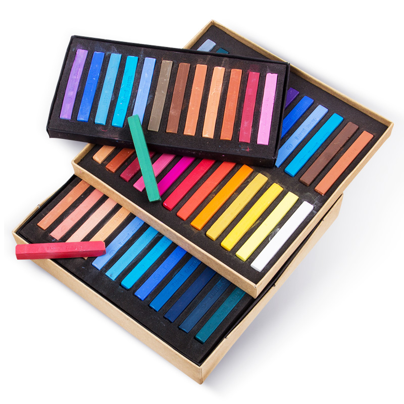 Crayons Soft Dry Pastel 12/24/ - огляд і ціна Chalk Pastel Set