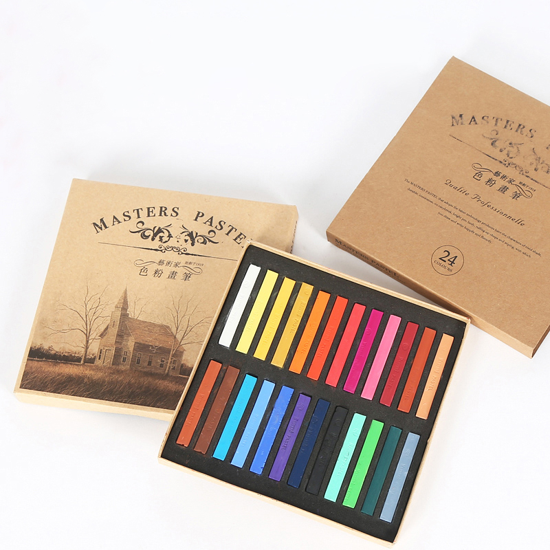 Crayons Soft Dry Pastel 12/24/ - огляд і ціна Chalk Pastel Set