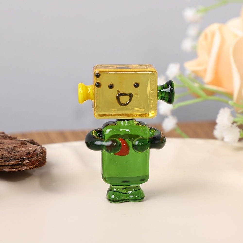 Cute Colorful Face Robot Ornam - огляд і ціна Art Craft Robot