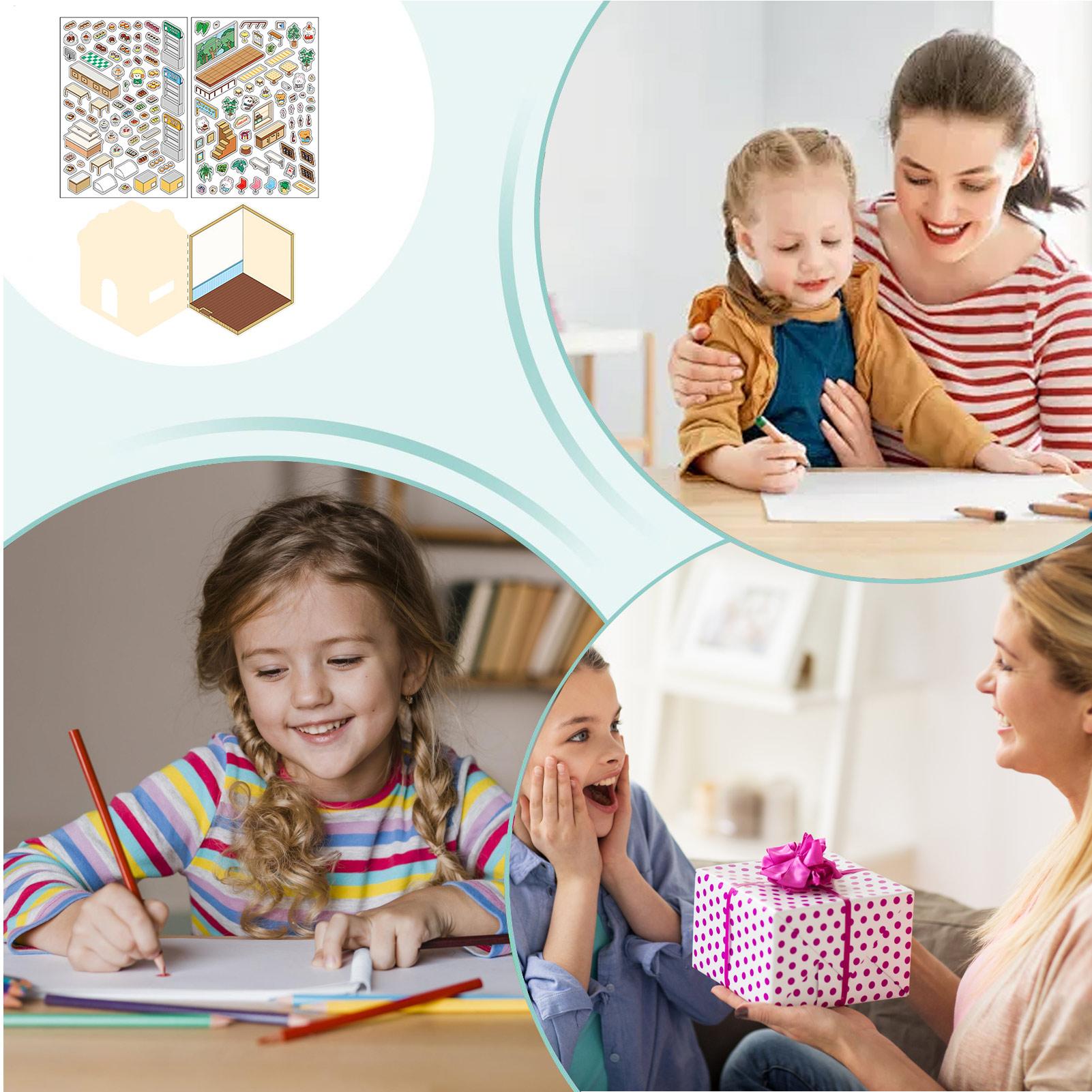 Sticker Scenes Miniature Room  - огляд і ціна Art Craft House Making