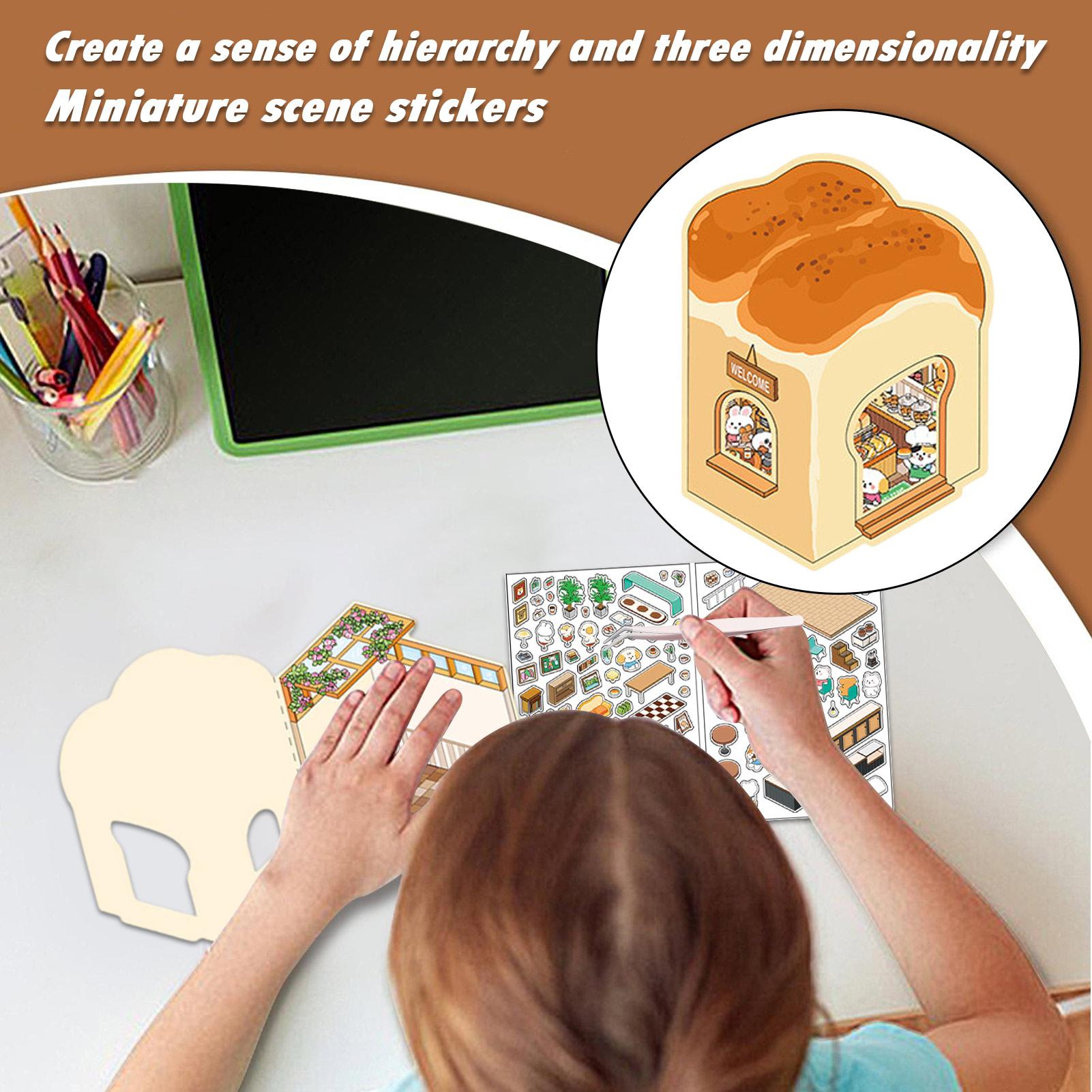 Sticker Scenes Miniature Room  - огляд і ціна Art Craft House Making